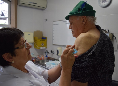 Foto-Nova Petrópolis mobilizada contra a Influenza no Dia “D”